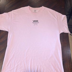 Light Pink Vans short sleeve tee